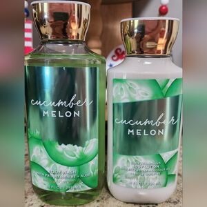 Bath and Body Works "CUCUMBER MELON" Bundle of 2